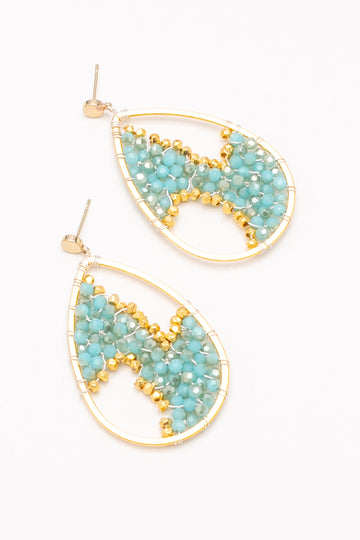 Anya Amazonite Teardrop Earrings - Nakamol