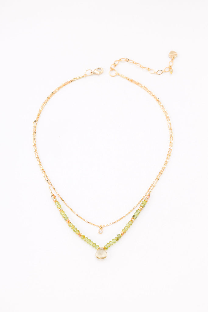 Alexa Chartreuse Necklace - Nakamol