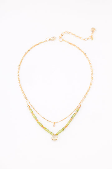 Alexa Chartreuse Necklace - Nakamol