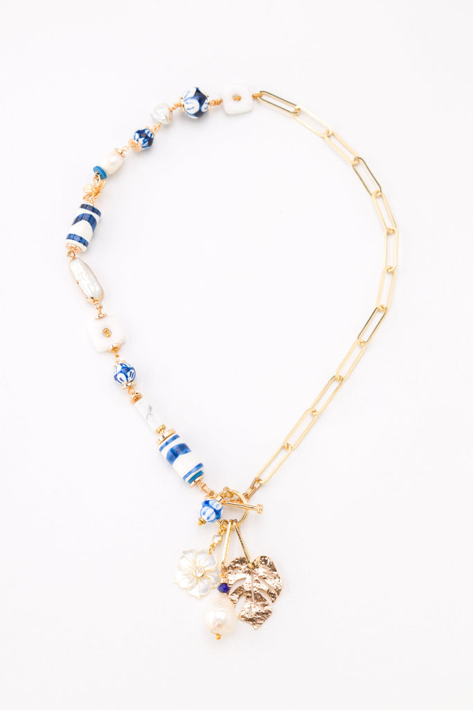 Dea Lapis Pendant Necklace - Nakamol