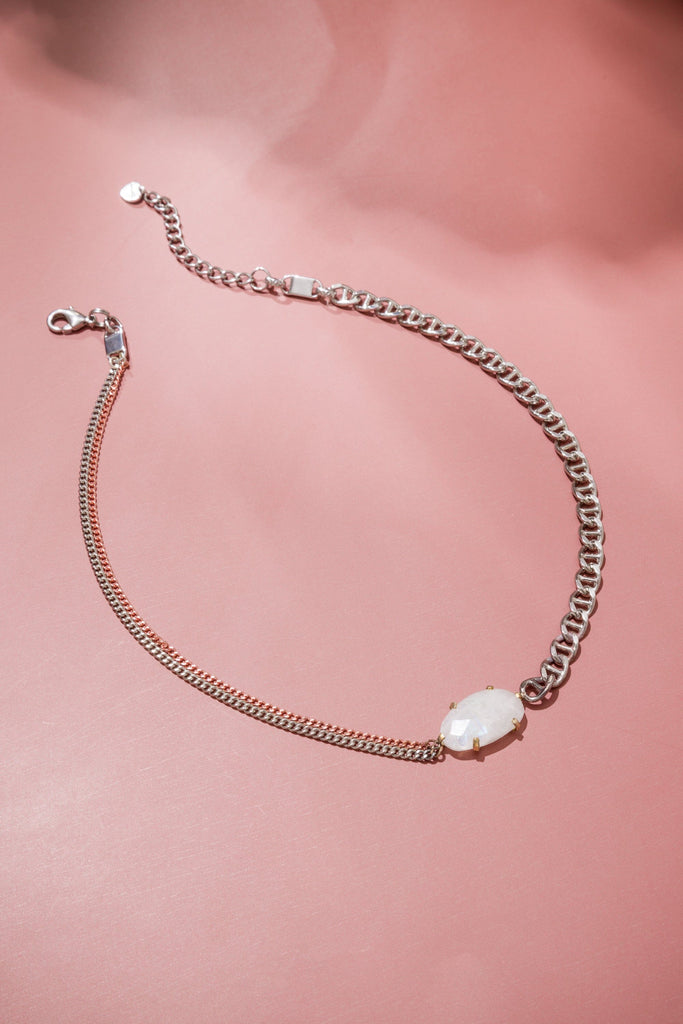Oval Moonstone Necklace - Nakamol