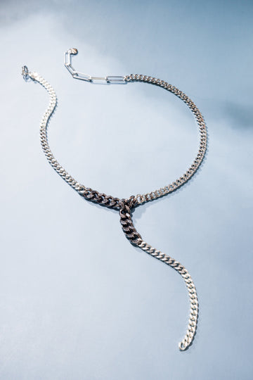 Curb Chain Y Necklace - Nakamol