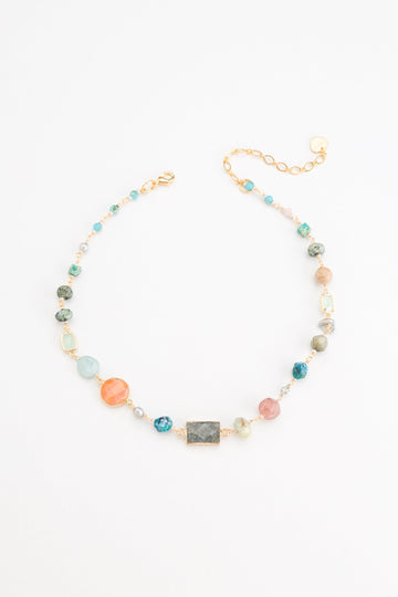 Loraine Gemstone Necklace - Nakamol