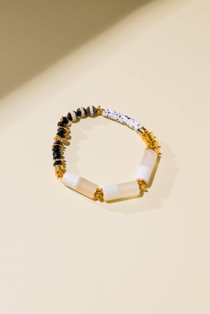 Stone  Stretchy Bracelet - Nakamol