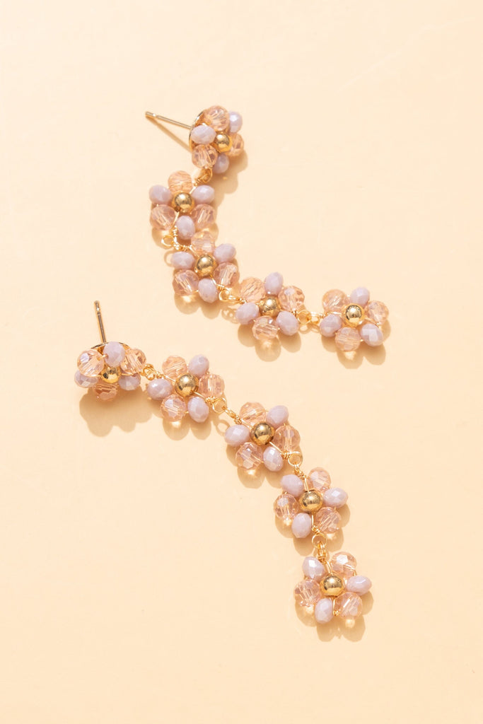 Baby Pink Drop Earrings - Nakamol